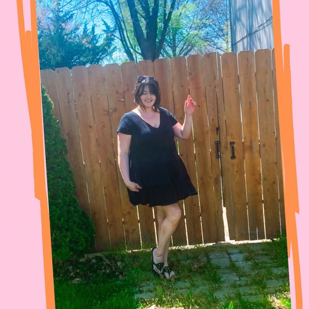 Black Tiered Dress
